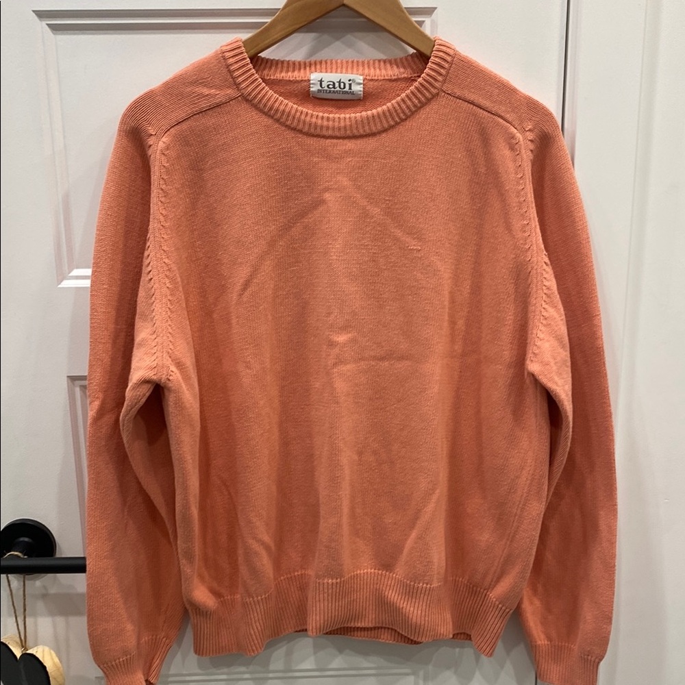Tabi International Peach Cotton Sweater